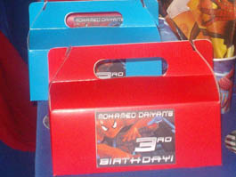 Spiderman party box 1