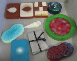 soaps made by students 