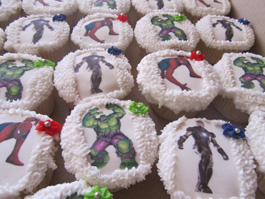 Super Heros Cupcakes