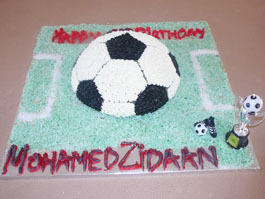 cake soccer ball