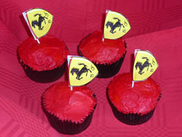 cupcakes Ferrari